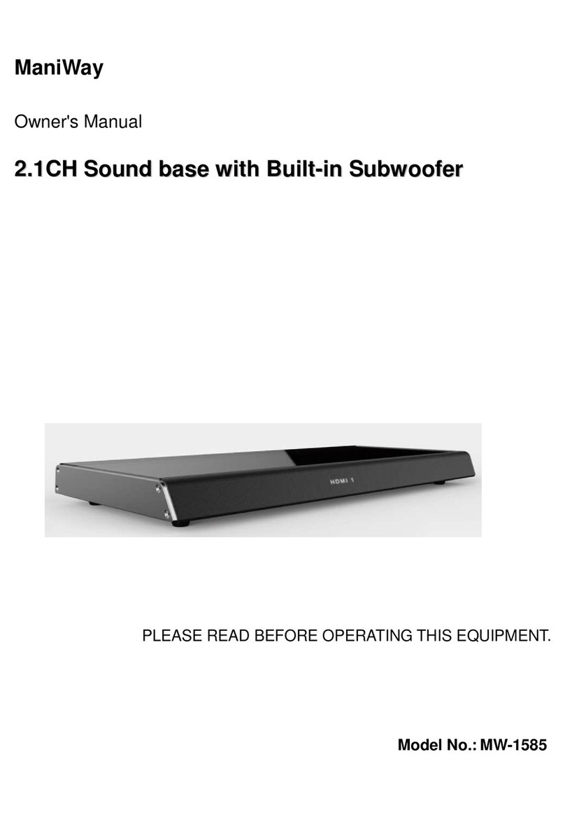 ManiWay Electronics MW-1585 owner's manual