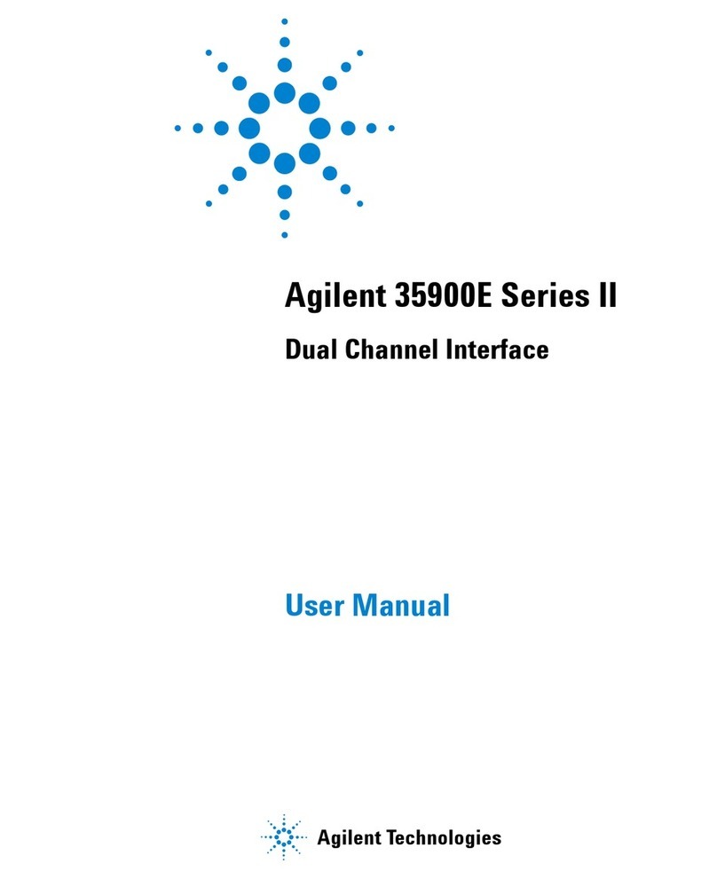 Agilent Technologies 35900E Series II user manual
