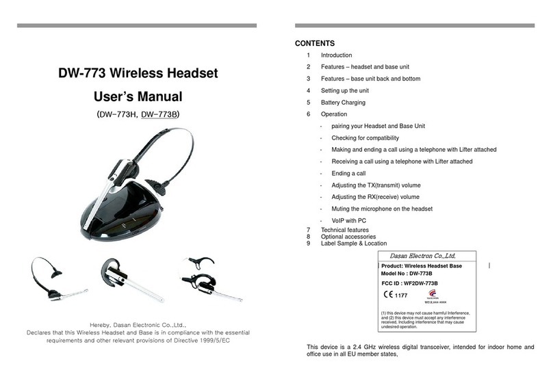 Dasan DW-773H user manual