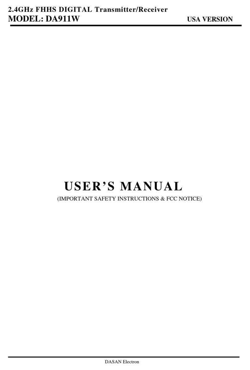 Dasan DA911W User manual