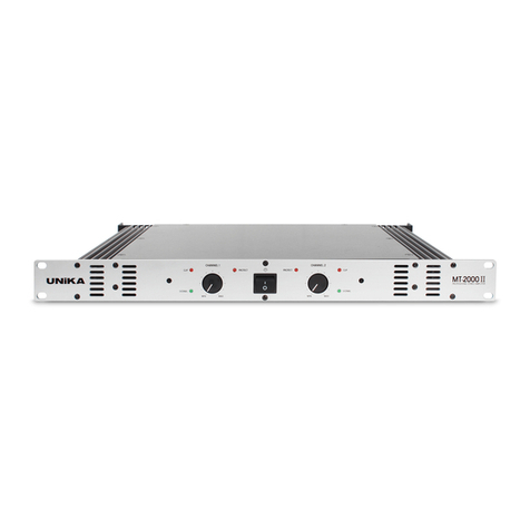 Unika MT-1000 User instructions