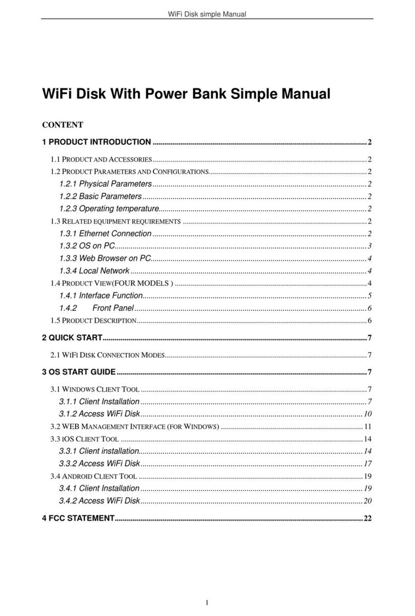 Power 7 CUR-WIFI-S250UN-NC manual