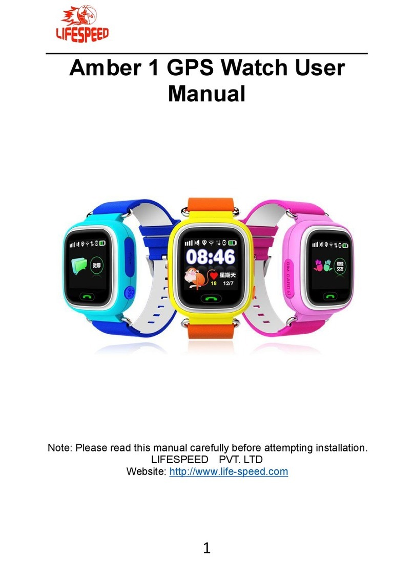 LifeSpeed Amber 1 user manual