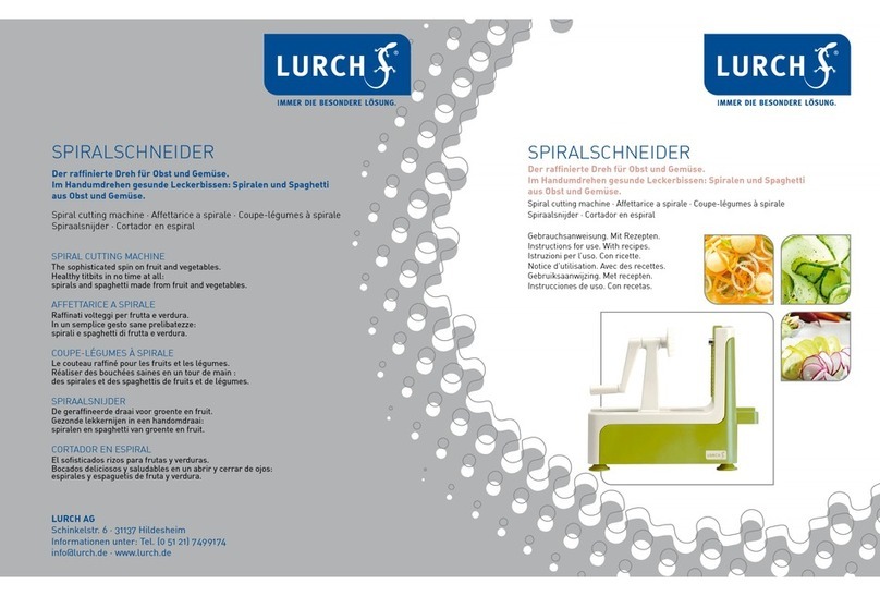 Lurch 19736 user manual