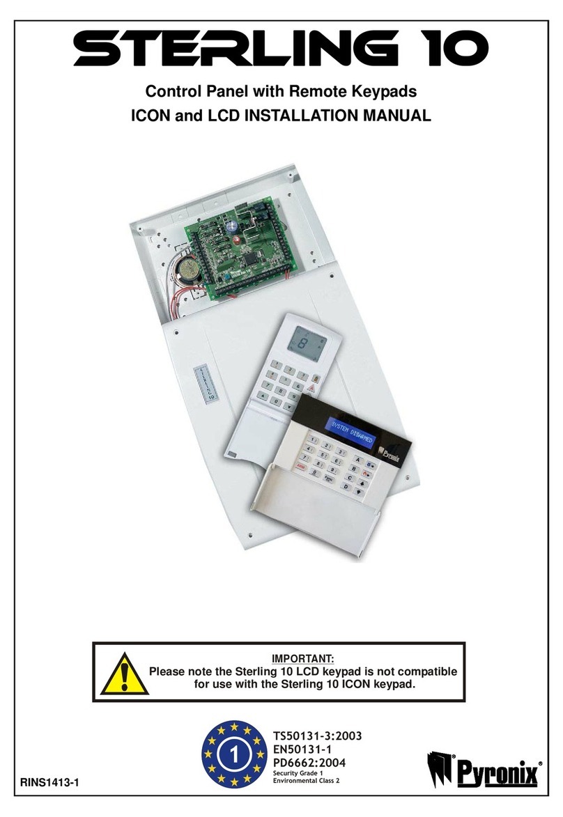 Pyronix STERLING 10 User manual