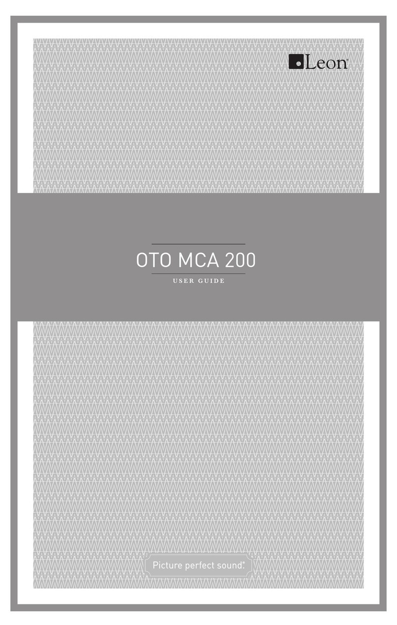 Leon OTO MCA 200 user guide
