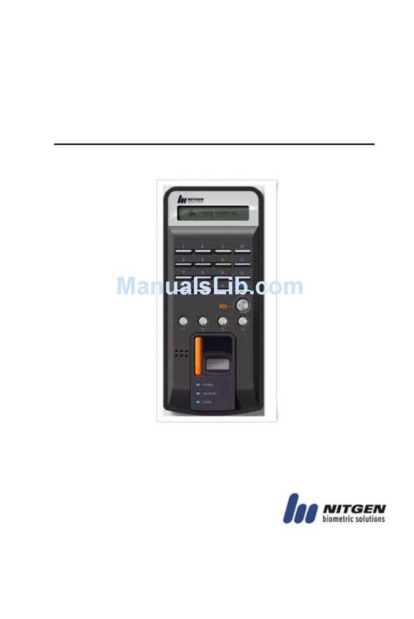 Nitgen NAC-2500 User manual