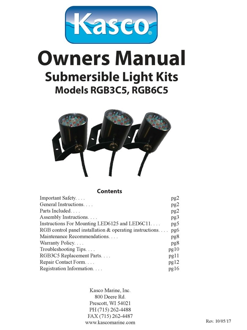 Kasco RGB3C5 User manual