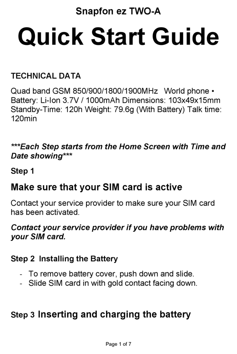 Snapfon ezTWO-A User manual
