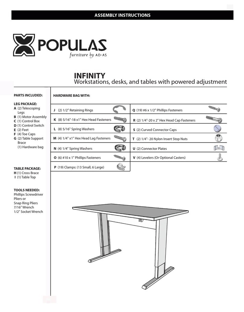 Populas INFINITY User manual Populas INFINITY User manual