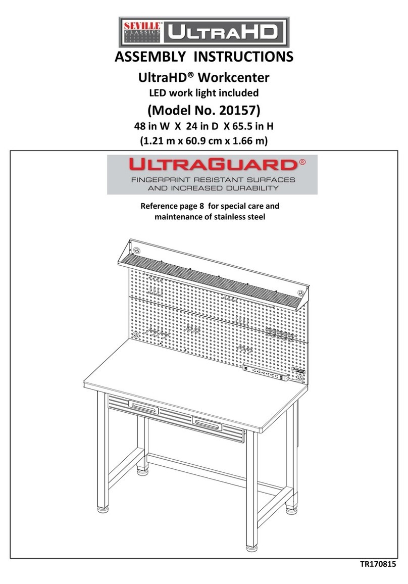 Seville Classics UltraHD 20157 Assembly instructions