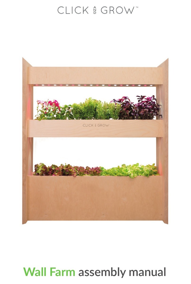 Click & Grow Wall Farm Assembly manual Click & Grow Wall Farm Assembly manual