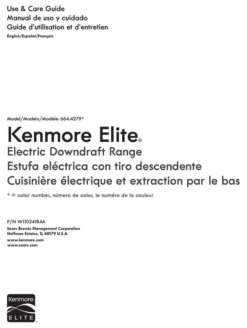 Kenmore 664.4279 series Use & care guide