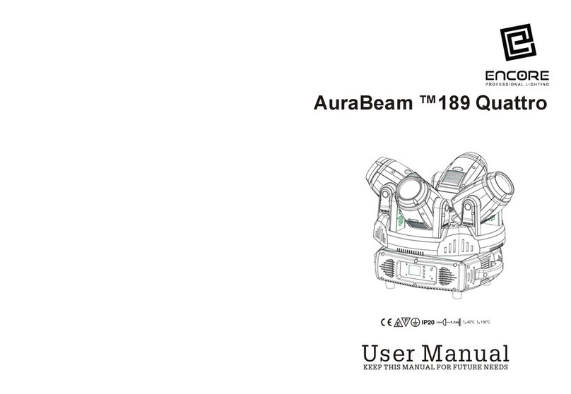 Encore AuraBeam 189 Quattro user manual