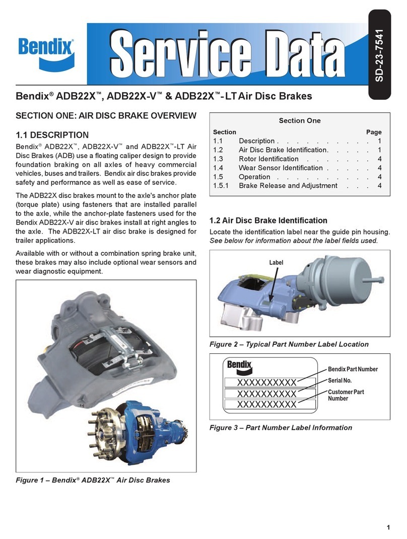 BENDIX ADB22X-V Mounting instructions