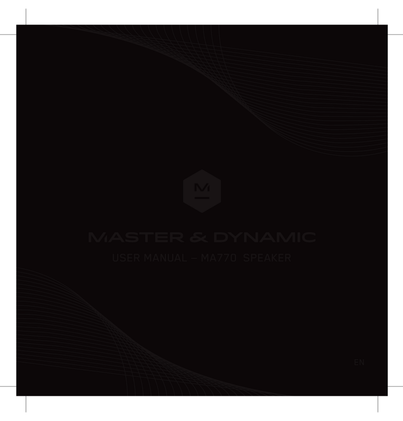Master&Dynamic MA770 user manual