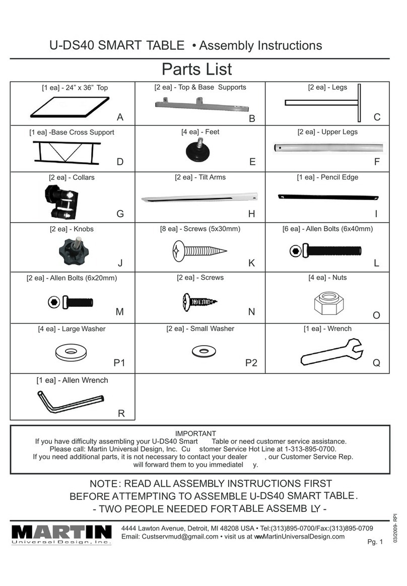 Martin U-DS40 User manual Martin U-DS40 User manual