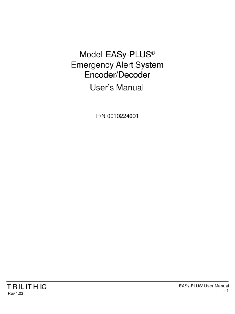 Trilithic EASy-PLUS user manual