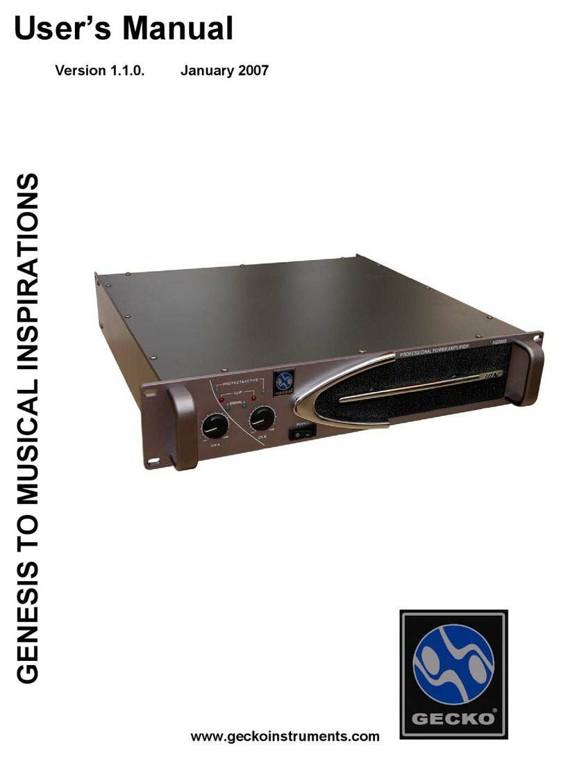 Gecko GENESIS AG550S user manual