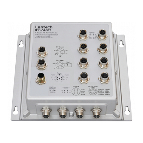 Lantech IPES-5408T User manual Lantech IPES-5408T User manual