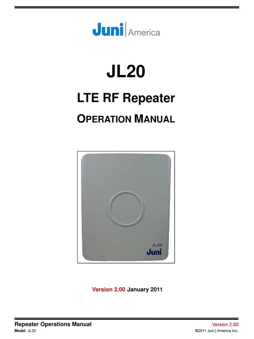 Juni JL20 Operation manual