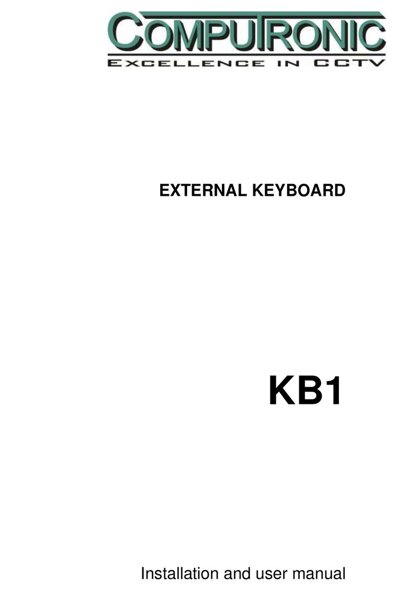 Computronic KB1 Installation and user manual