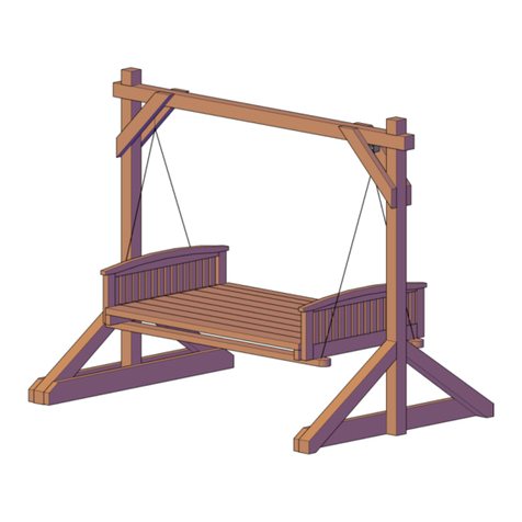 Forever Redwood Jhoola Swing Set User manual