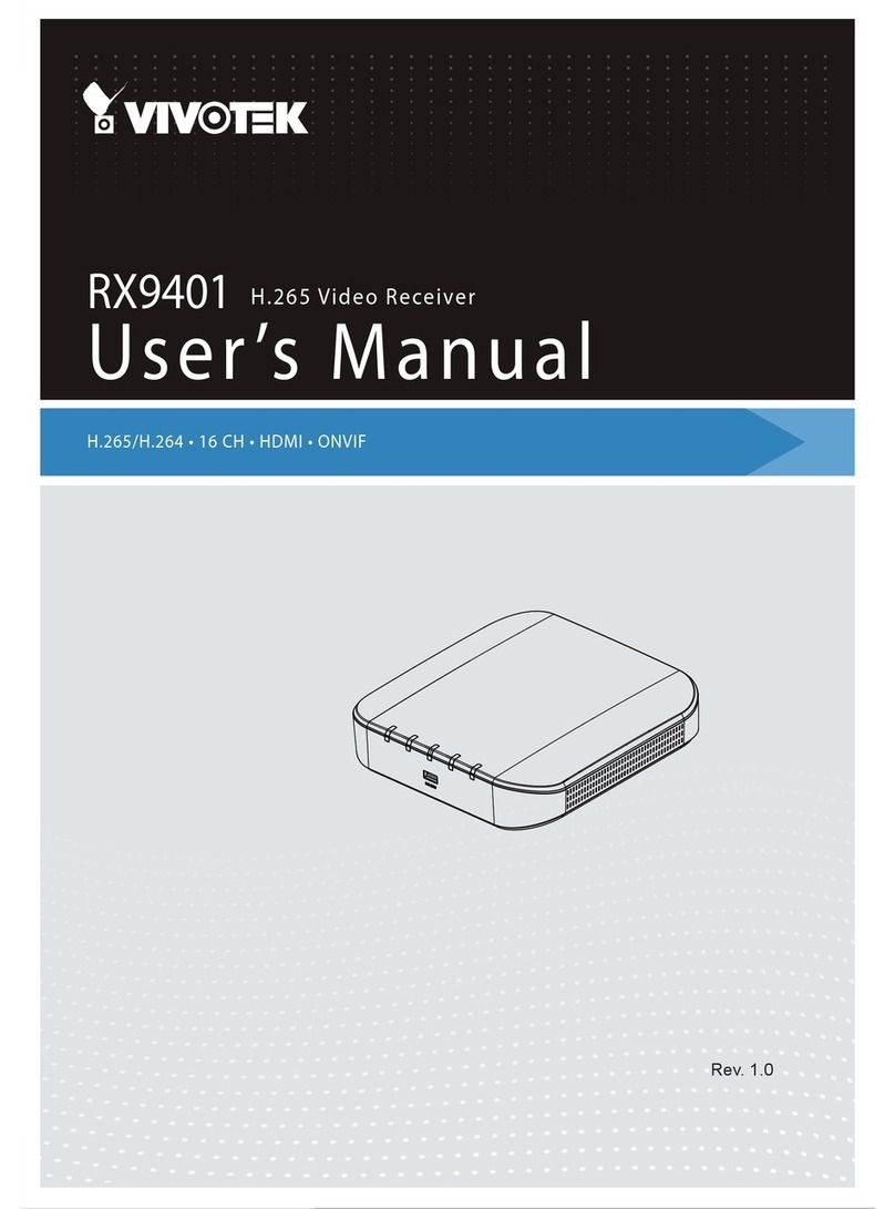 Vivotek RX9401 user manual