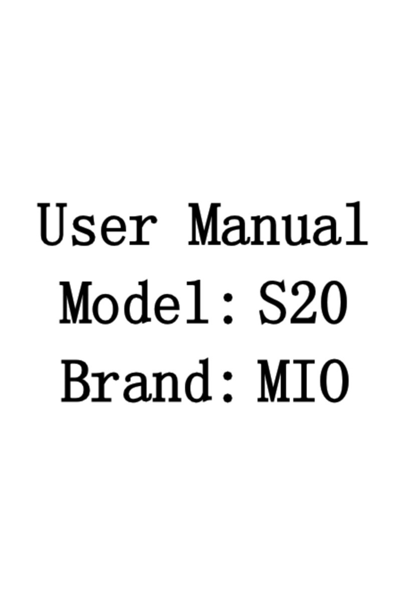 Mio S20 User manual
