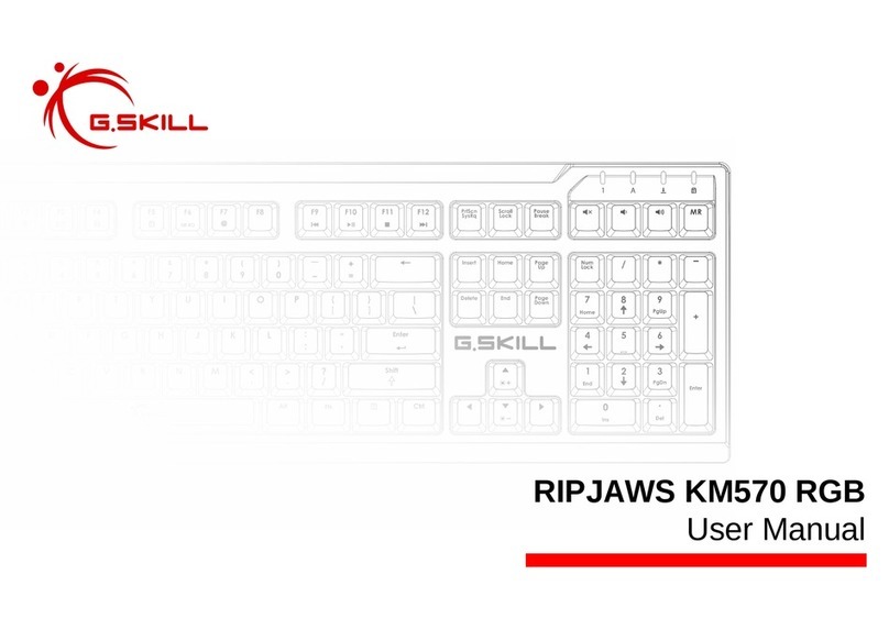 G.SKILL RIPJAWS KM570 RGB user manual
