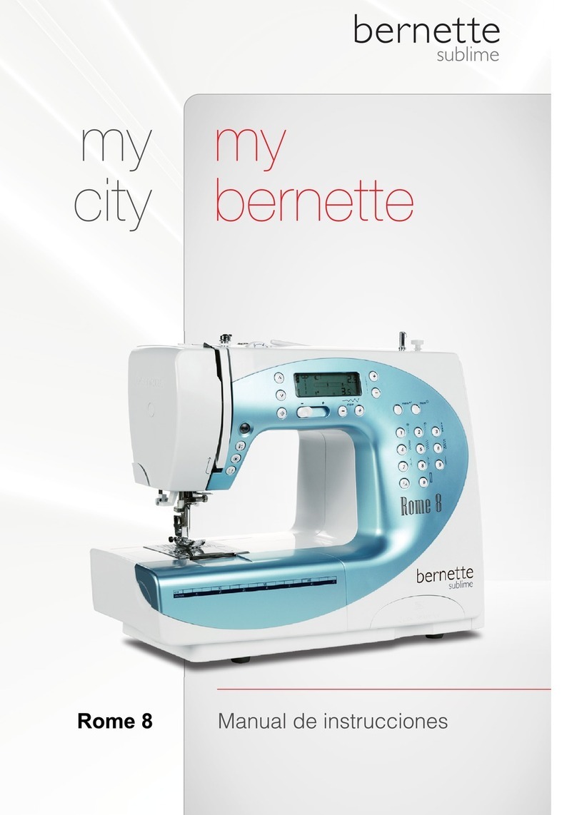 Bernina Bernette Rome 8 User manual