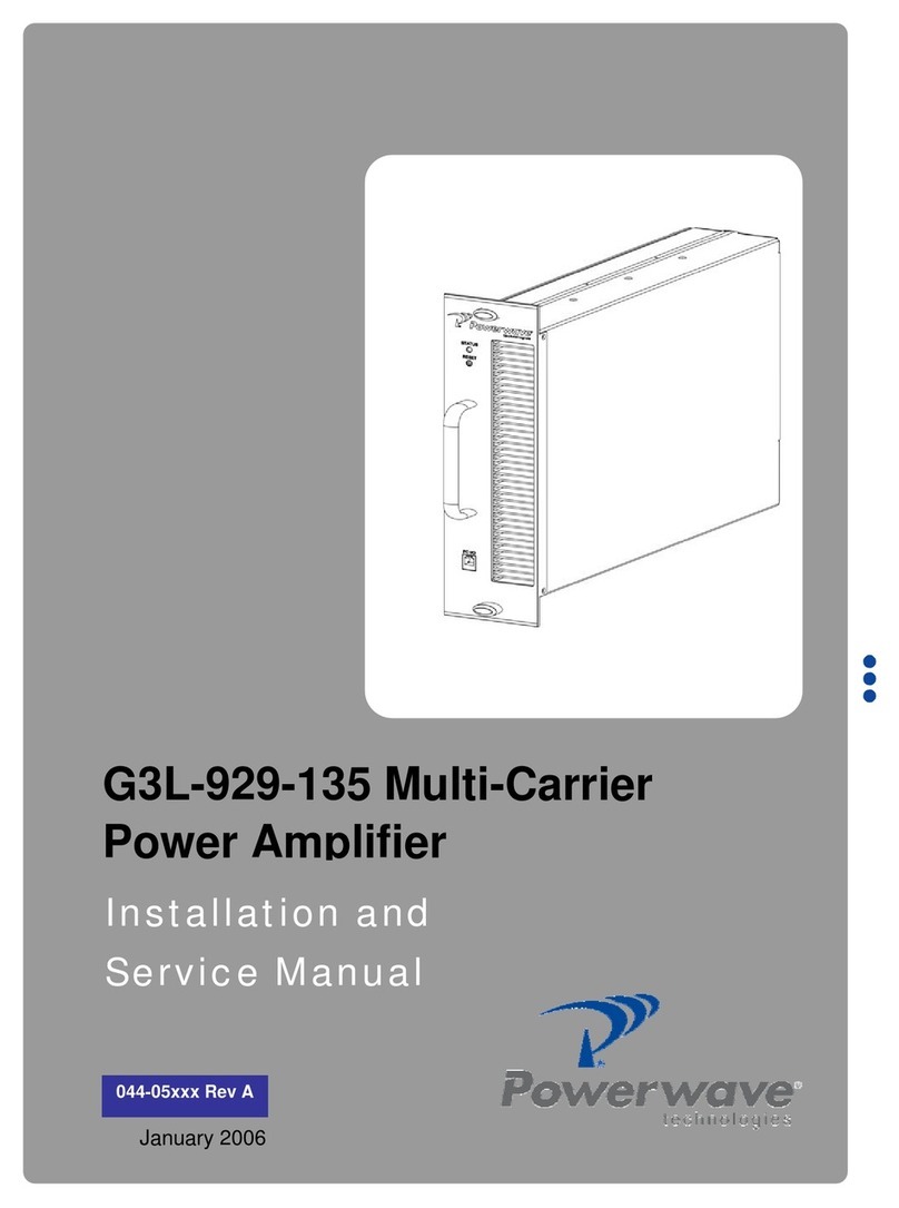 Powerwave Technologies G3L-929-135 Manual