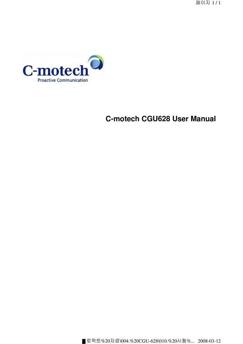 CMOTech CGU628 user manual