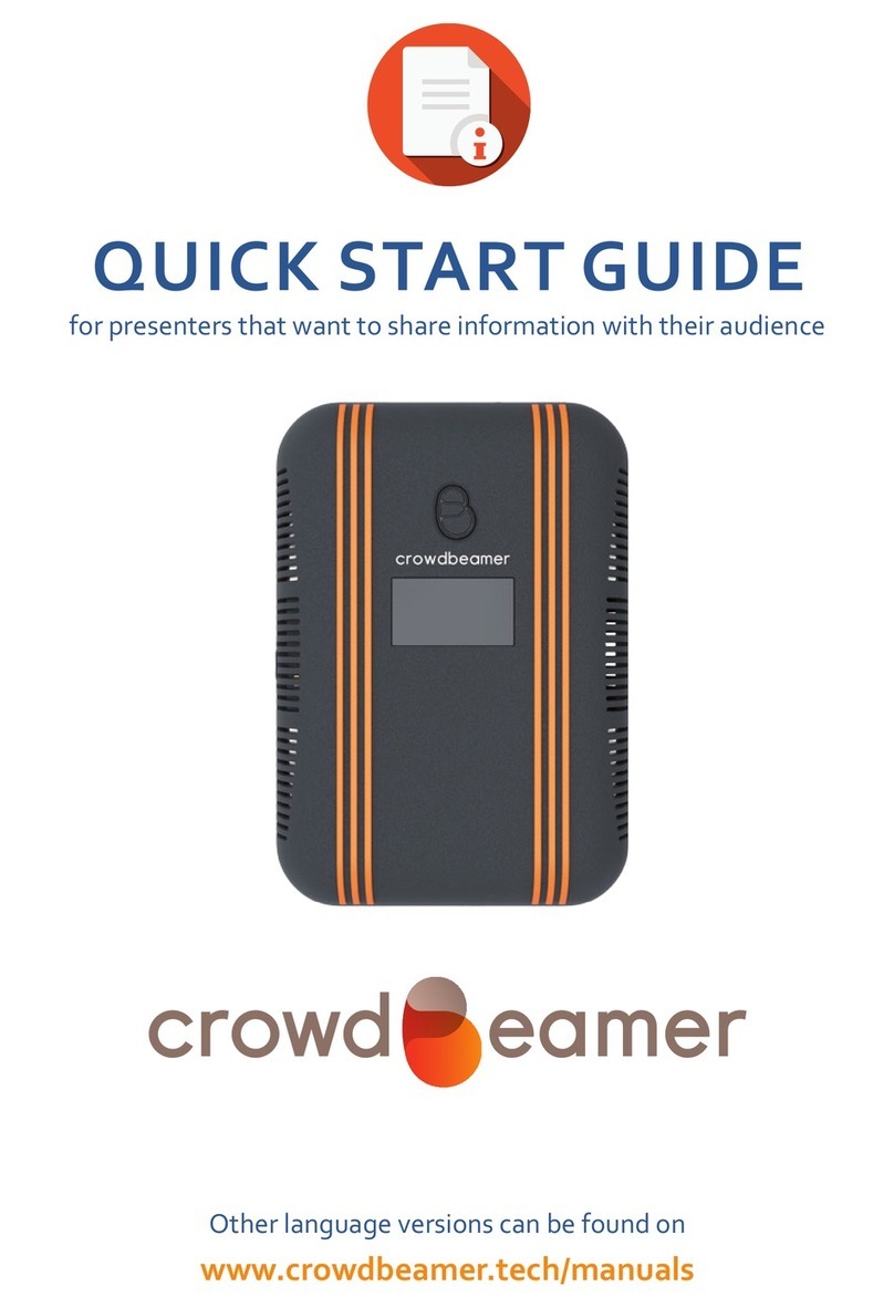 RORYCO Crowdbeamer quick start guide