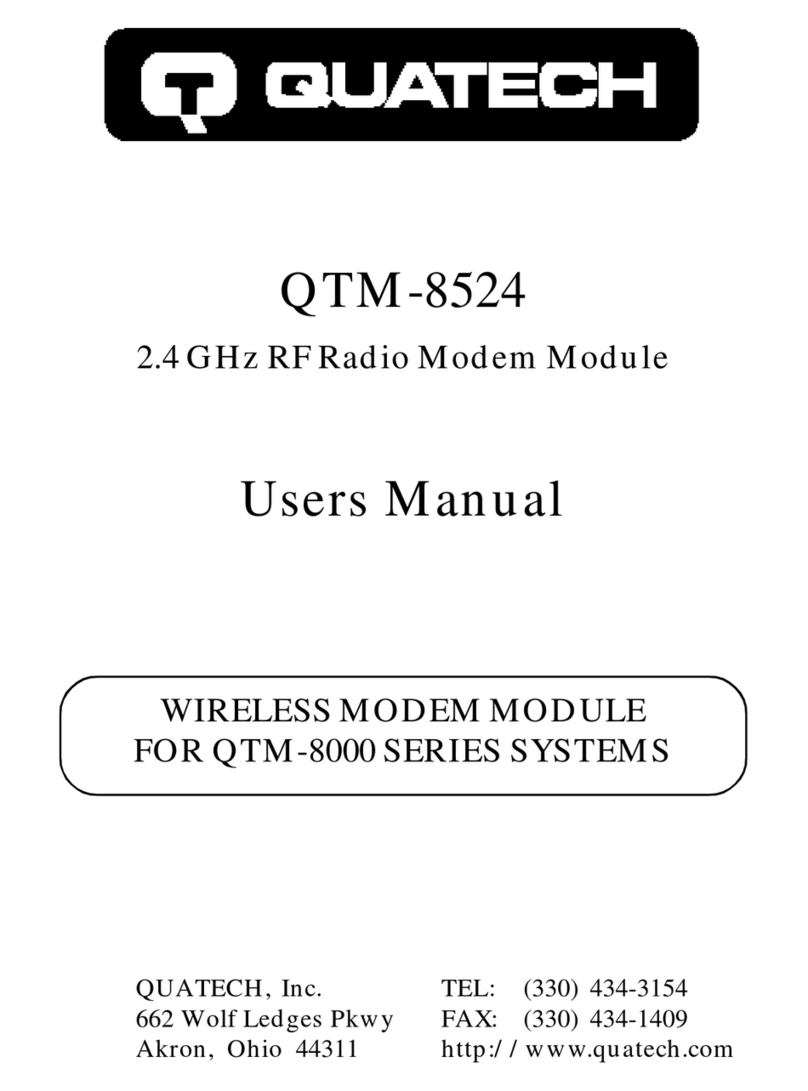 Quatech QTM-8524 user manual