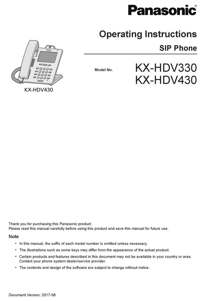 Panasonic KX-HDV430 User manual