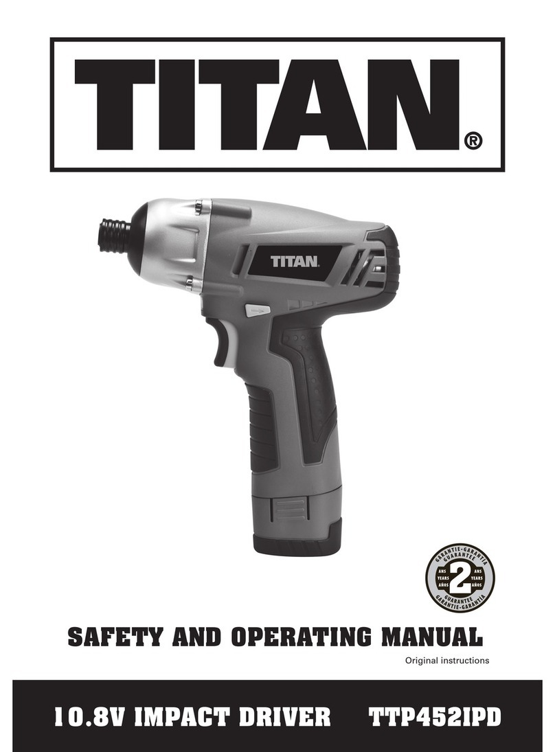 Titan TTP452IPD Safety and operating manual