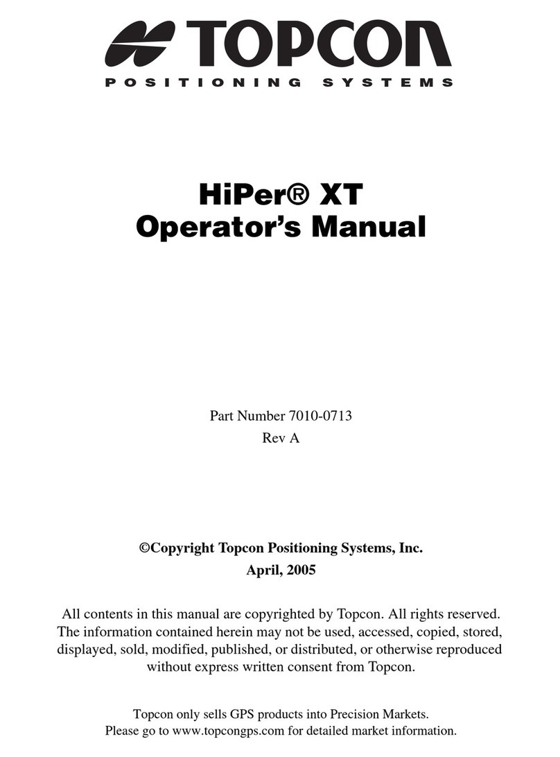 Topcon HiPer XT User manual