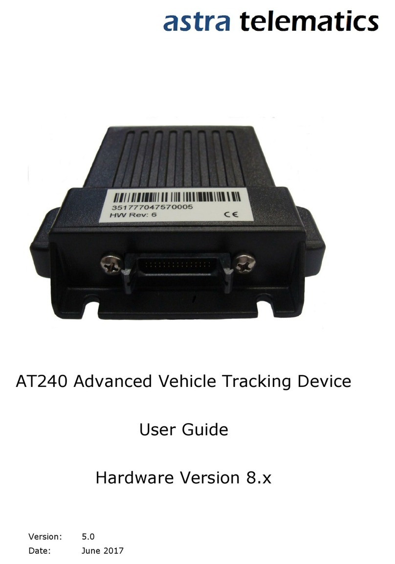 astra telematics AT240 user guide