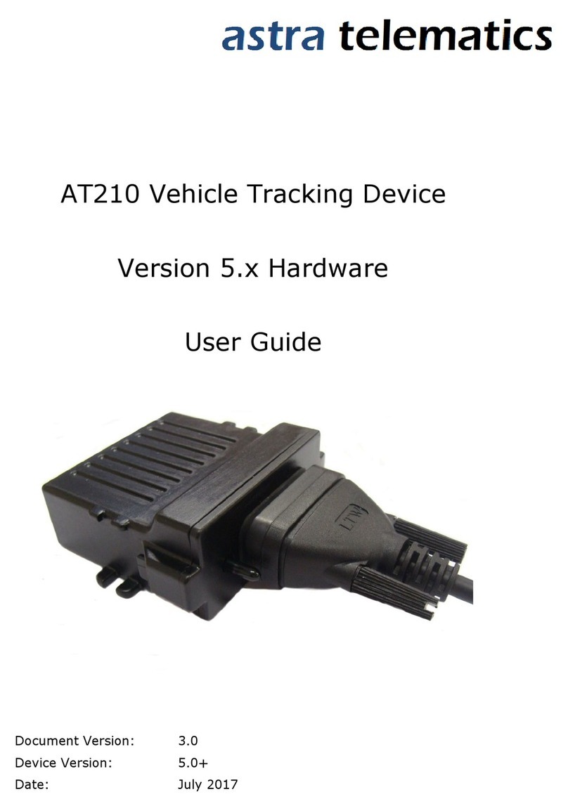 astra telematics AT210 user guide