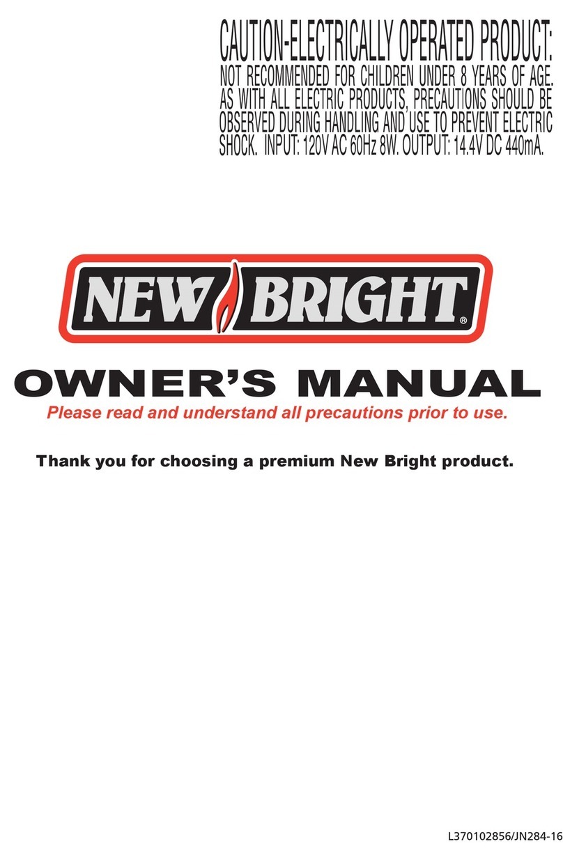 New Bright 614VR owner's manual New Bright 614VR owner's manual