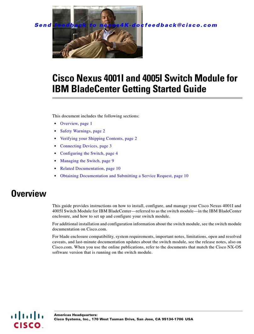 Cisco Nexus 4005I User manual
