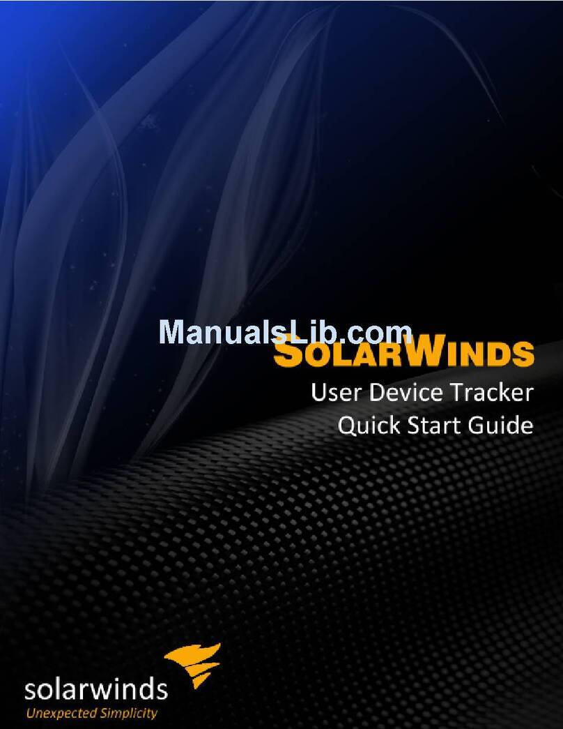 SolarWinds User Device Tracker UDT quick start guide