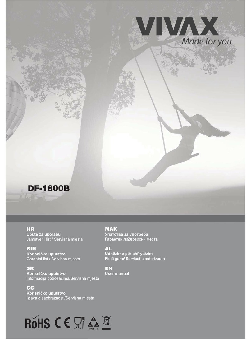 Vivax DF-1800B User manual