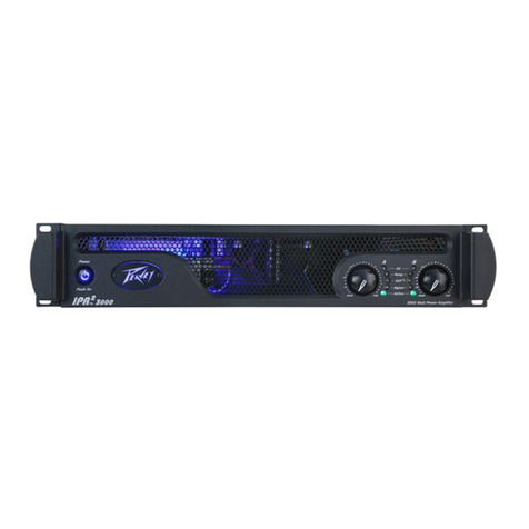 Peavey IPR2 3000 User manual Peavey IPR2 3000 User manual