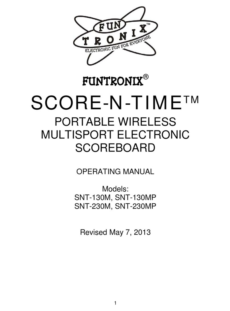 Funtronix Score-N-Time SNT-130MP operating manual