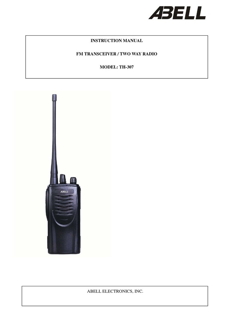 Abell TH-307 instruction manual