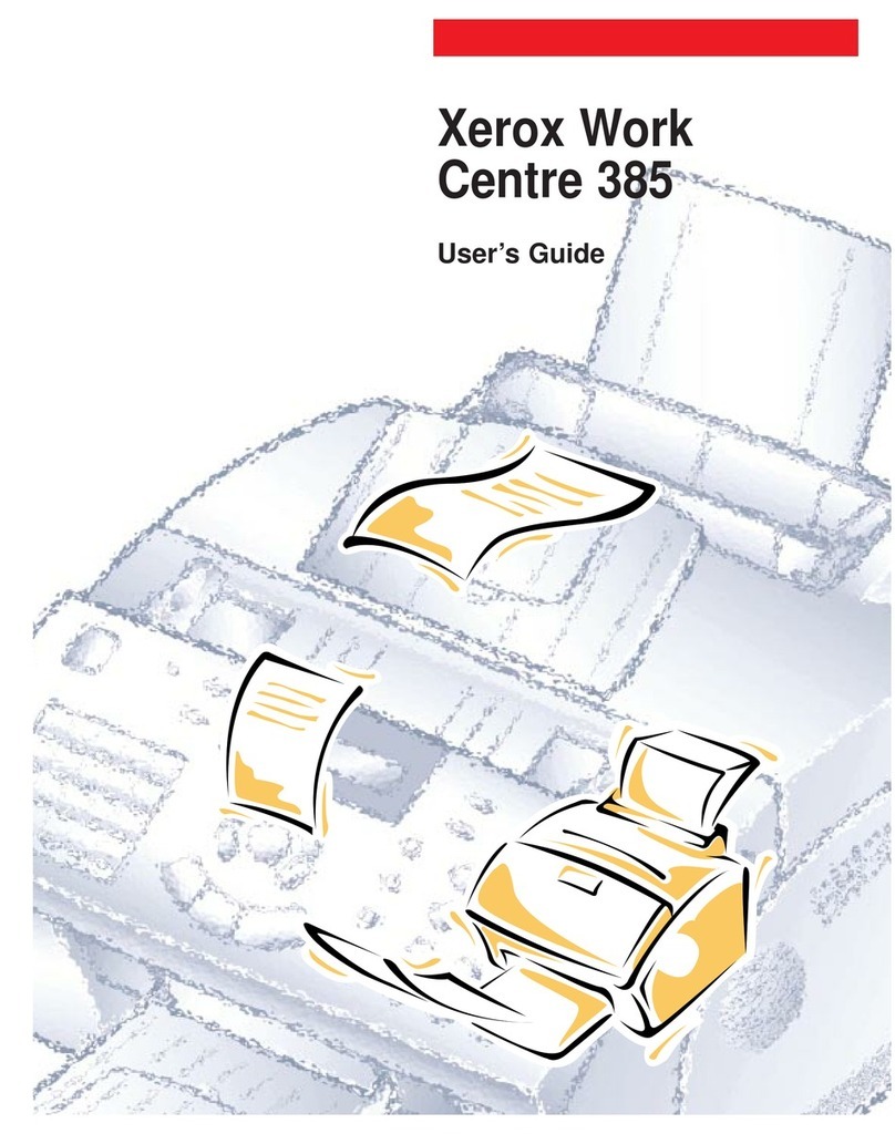 Xerox Work Centre 385 User manual