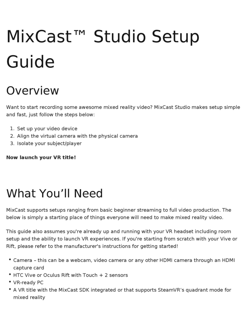 Blueprint Reality MixCast Studio Setup guide