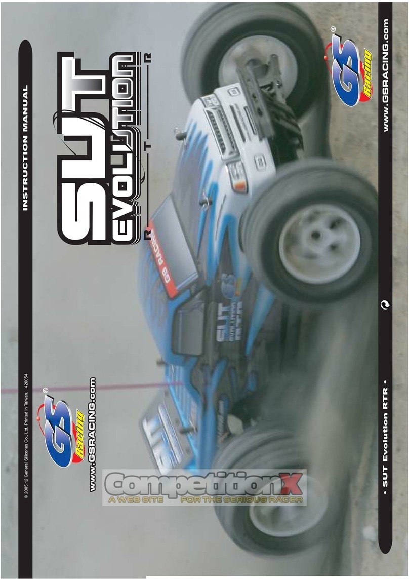 GS Racing Sut Evolution RTR instruction manual